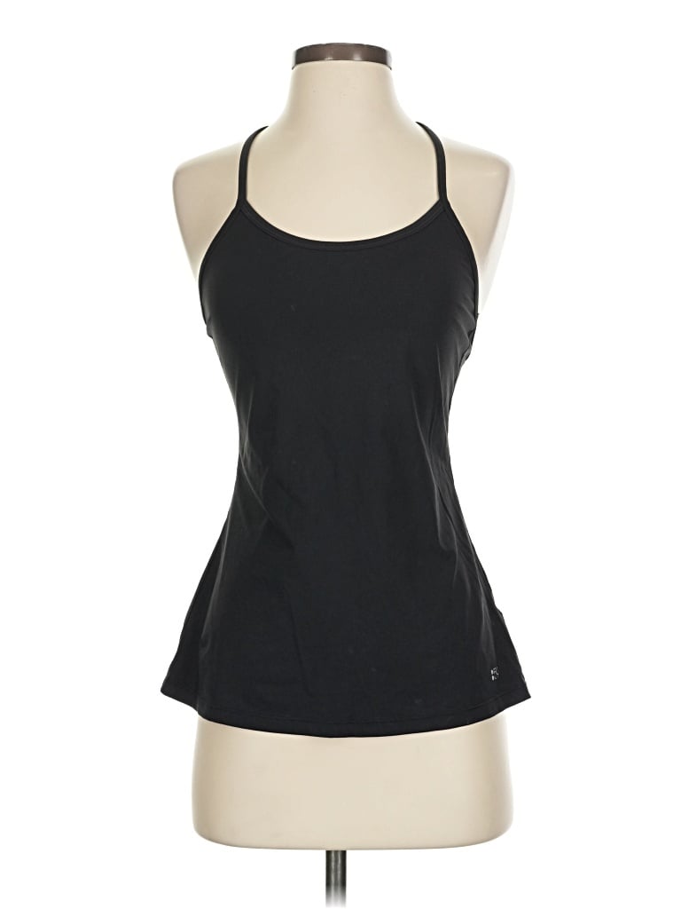 Pre-owned Splits 59 Tank Top Black Halter Neckline Tops