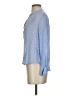 J.Crew Polka Dots Blue Long Sleeve Silk Top Size 0 - photo 5