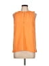 MICHAEL Michael Kors 100% Polyester Orange Sleeveless Blouse Size L - photo 1