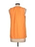 MICHAEL Michael Kors 100% Polyester Orange Sleeveless Blouse Size L - photo 2
