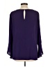 MICHAEL Michael Kors Purple Long Sleeve Blouse Size L - photo 2