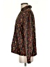 East5th 100% Polyester Print Black Long Sleeve Blouse Size L - photo 5