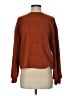 Shein Solid Brown Pullover Sweater Size S - photo 1