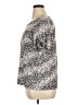 Emily Daniels Animal Print Silver Short Sleeve T-Shirt Size XL - photo 5