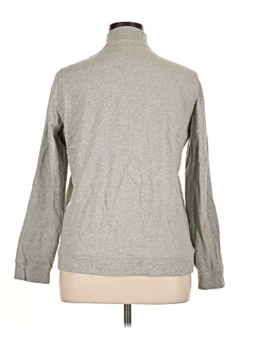 Joan Vass Zip Up Hoodie (view 2)