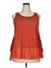 Assorted Brands Orange Brown Sleeveless Blouse Size XXL - photo 1