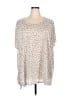 Cameo Stars Ivory Short Sleeve Blouse Size 5X - photo 1