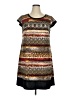 Rabbit Rabbit Rabbit Designs Print Brown Casual Dress Size 14 - photo 1