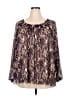 Terra & Sky Purple 3/4 Sleeve Blouse Size 3X - photo 1