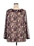 Terra & Sky Purple 3/4 Sleeve Blouse Size 3X - photo 2