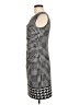 Jessica Simpson Houndstooth Silver Cocktail Dress Size 8 - photo 5