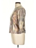 Leggiadro Metallic Gold 3/4 Sleeve Top Size L (estimated) - photo 5