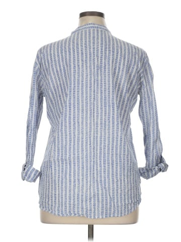 Hester & Orchard 3/4 Sleeve Button-Down Shirt (view 2)
