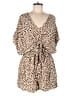 Haptics Animal Print Tan Romper Size S (estimated) - photo 1