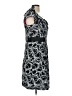 Another Thyme Graphic Black Cocktail Dress Size 10 - photo 4