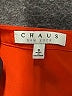 Chaus 100% Polyester Orange Sleeveless Blouse Size S - photo 7