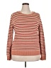 Croft & Barrow Stripes Orange Pullover Sweater Size XXL - photo 1