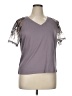 Assorted Brands Gray Short Sleeve Top Size XL - photo 1