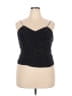 Xhilaration Black Sleeveless Top Size 19 - photo 1