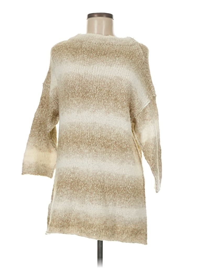 Pre-owned Tommy Bahama Poncho In Tan