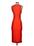 Nine West Solid Orange Cocktail Dress Size S - photo 2