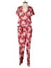 Vince Camuto Paisley Red Jumpsuit Size 2 - photo 1