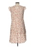 Assorted Brands Animal Print White Brown Casual Dress Size L - photo 2