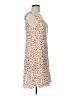 Assorted Brands Animal Print White Brown Casual Dress Size L - photo 4