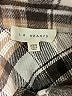 LA Hearts 100% Polyester Plaid Brown Long Sleeve Blouse Size XS - photo 7