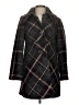 Larry Levine Plaid Purple Brown Coat Size 2 (petite) - photo 1