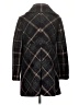 Larry Levine Plaid Purple Brown Coat Size 2 (petite) - photo 2