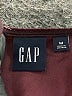 Gap 100% Polyester Burgundy Short Sleeve Top Size M - photo 7