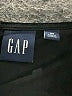 Gap 100% Polyester Black Short Sleeve Top Size M - photo 7