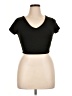 Cider Black Short Sleeve Top Size XL - photo 1