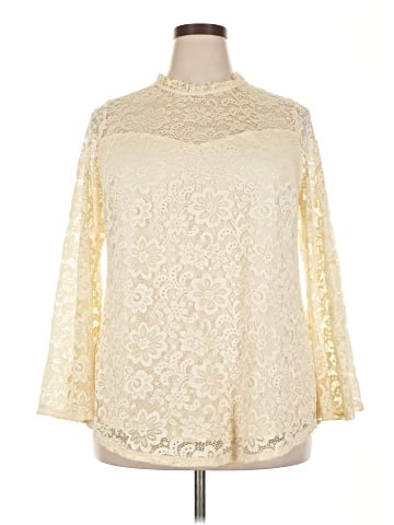 By & By 3/4 Sleeve Blouse (view 1)