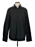 Assorted Brands Solid Black Long Sleeve Button-Down Shirt Size M - photo 1