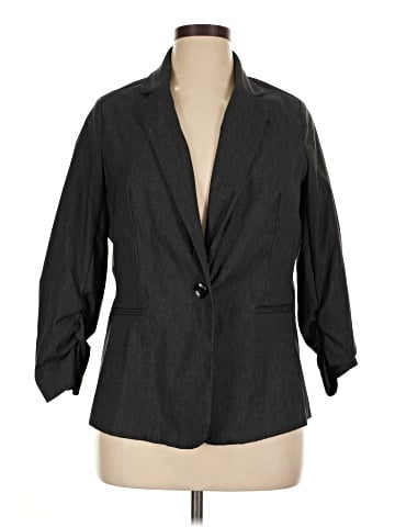 DressBarn 3/4 Sleeve Button-Down Shirt (view 1)
