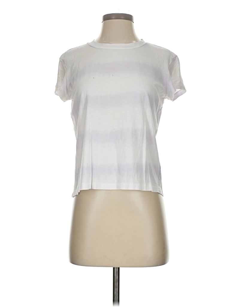 Pre-owned Splendid Short Sleeve T-shirt In Purple