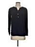 Ann Taylor LOFT Black Long Sleeve Button-Down Shirt Size XS - photo 1