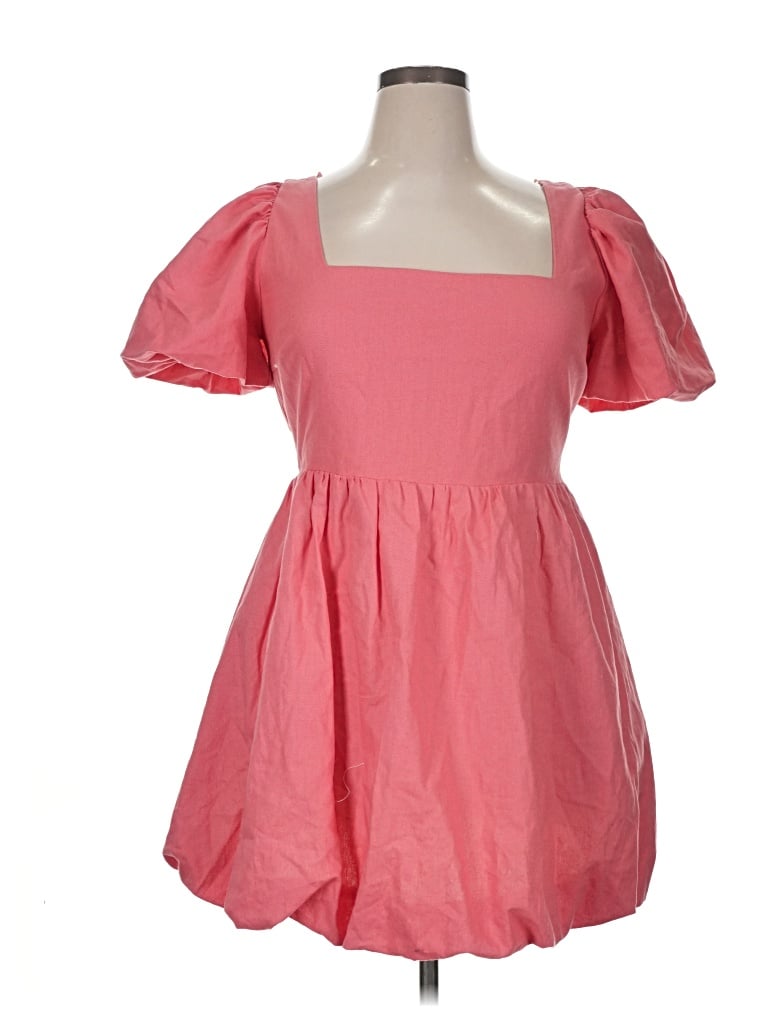 Zara Casual Dress In Pink