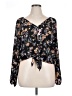 Sweet Rain 100% Polyester Black Long Sleeve Blouse Size 1X - photo 1