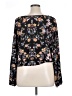 Sweet Rain 100% Polyester Black Long Sleeve Blouse Size 1X - photo 2