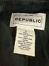 For The Republic 100% Polyester Black Jacket Size S - photo 6
