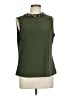 AUW Green Sleeveless Blouse Size L - photo 1