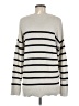 Ann Taylor LOFT Stripes Ivory Pullover Sweater Size M - photo 2