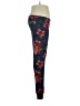 Lularoe Floral Blue Active Pants Size 1X (Tall & Curvy) - photo 4