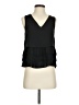 MNG Suit Black Sleeveless Blouse Size XXS - photo 1