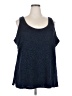Lane Bryant Blue Sleeveless Blouse Size 26 waist - photo 1