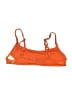 L Space Orange Swimsuit Top Size M - photo 2