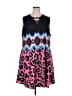 Assorted Brands Graphic Black Casual Dress Size 3X - photo 1